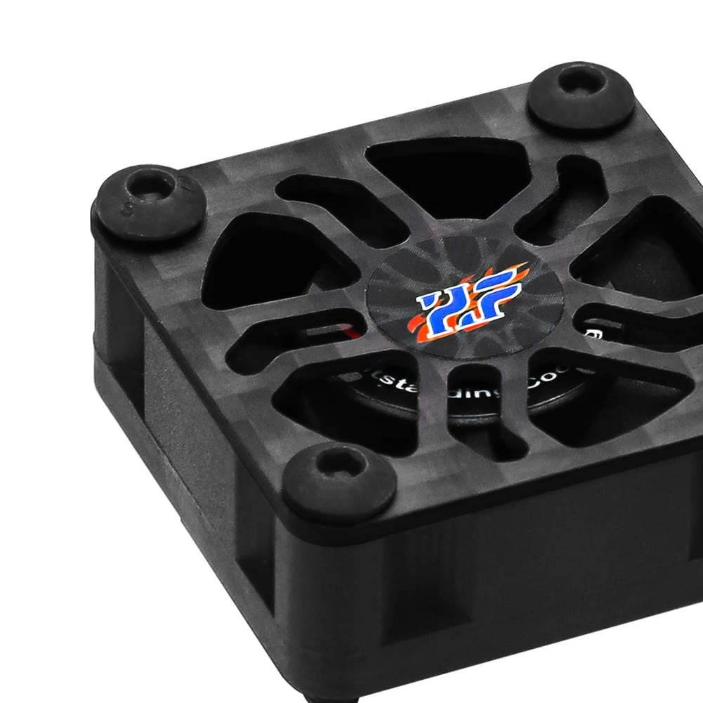 Ventilador de refrigeração rc de 30mm com tampa de fibra de carbono ventilador de refrigeração de motor sem escova 28000rpm para 540/550/f540/3650/3660 motor 1/8 1/10 carros