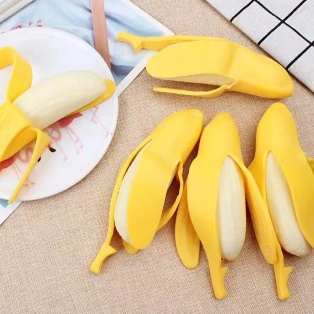 

Игрушка-антистресс в форме банана, медленно восстанавливающая форму, имитирующая банан, сенсорная игрушка для снятия стресса