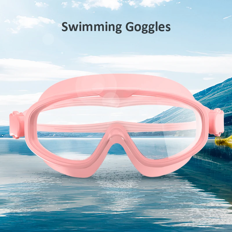 

Big Frame Swimming Goggles for Adults HD Anti fog Swim Glasses Men Women Waterproof Diving Goggles Pool Beach Eyewear