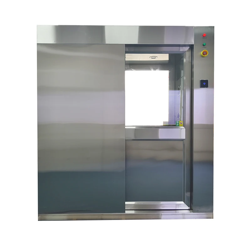 Smart Facial Recognition Air Shower with Auto Sliding Door | Touchless Personnel Decontamination for Cleanroom & Lab