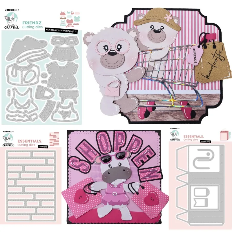 Clothing Boys Friend Craft Metal Cutting Dies Mold Strips Sheet Scrapbook Paper Craft Knife Mold Blade Punch Stencils Dies 2025