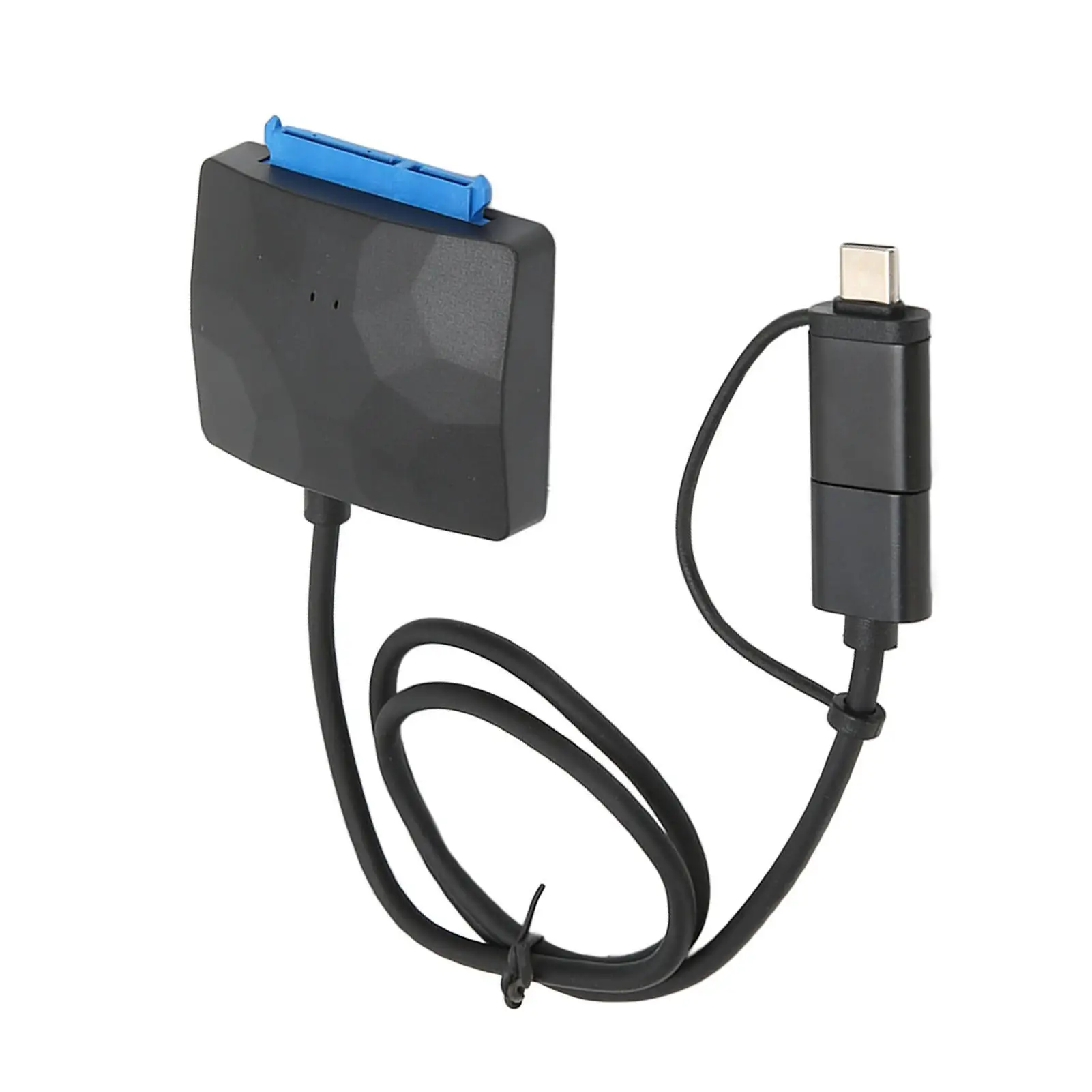 Cabo adaptador USB tipo C para SATA SSD 5 Gbps para HDDs de 25,5/3,5 polegadas - Conectividade segura para consoles de jogos, PCs e laptops