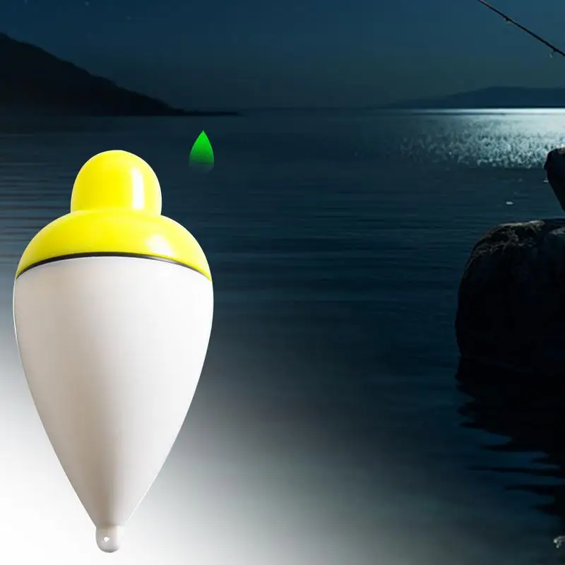 Glow In The Dark Fishing Floats Smart Night Fishing Glow In The Dark Bobber Sensitive Alarm Light Intelligent Sensor Fishing