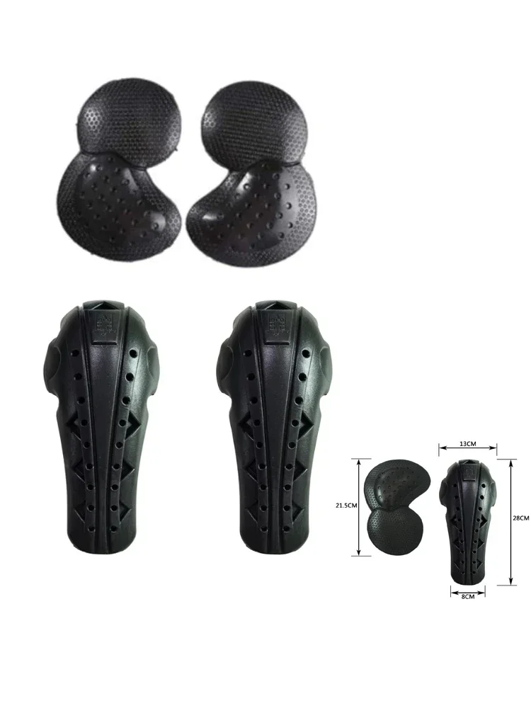 2021 CE Armor Knee Hip Extended Protector Pads for Motorcycle Motocross Cycling Bike Jeans Pants Replacement