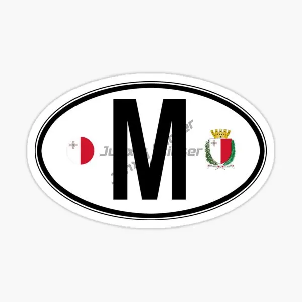 MCO MC موناكو البيضاوي العلم رمز خريطة شارة ملصق الفينيل سيارة ملصق للدراجات النارية لاقط جسم السيارة 4x4 على الطرق الوعرة ذاتية اللصق مائي