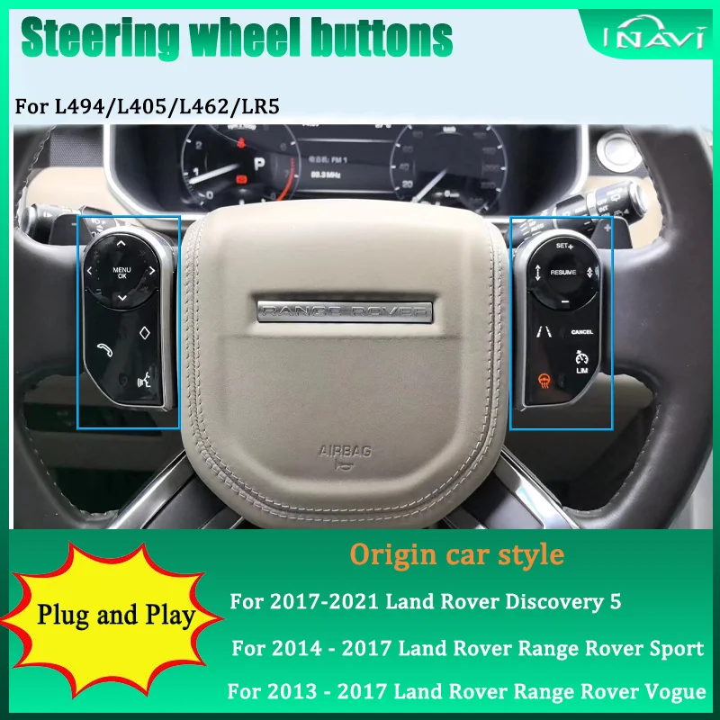 

Steering Wheel Touch Button For Range Rover Sport L494 / Vogue L405/LR5 Original Car Style Touch Button Multimedia player