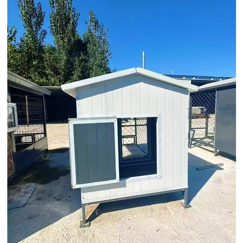 Heavy Duty Eco Friendly Outdoor Pet House Sustainable Weatherproof Dog Kennel for Backyard
