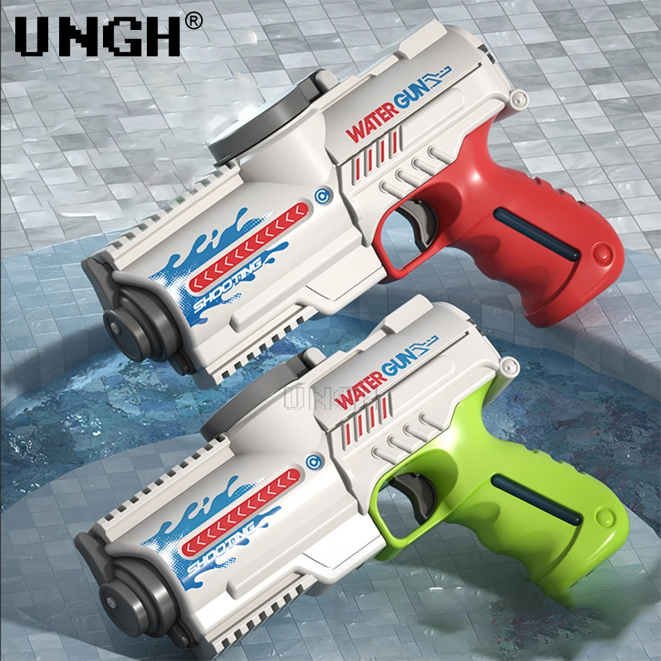 UNGH Summer Electric Automatic Water Gun High-pressure Outdoor Beach Large-capacity Swimming Pool Toy for Children Boy Gift