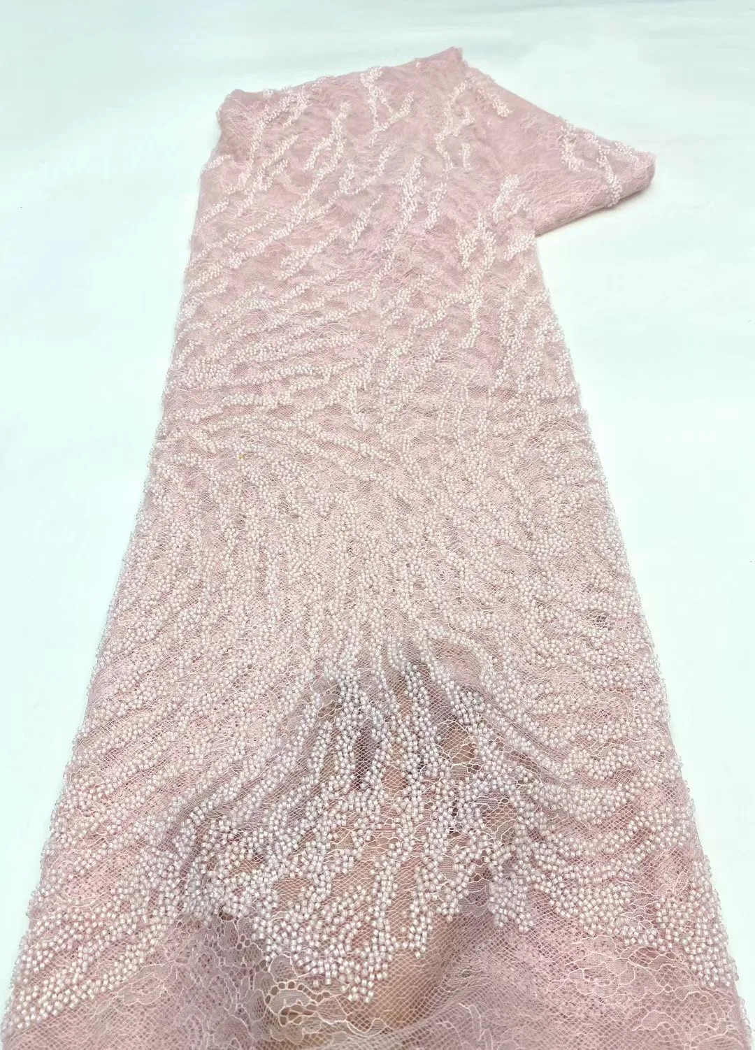 

Кружевная ткань с оранжевым бисером, роскошная кружевная ткань высокого качества, фиолетовое золото 2025, кружевная ткань с блестками для шитья