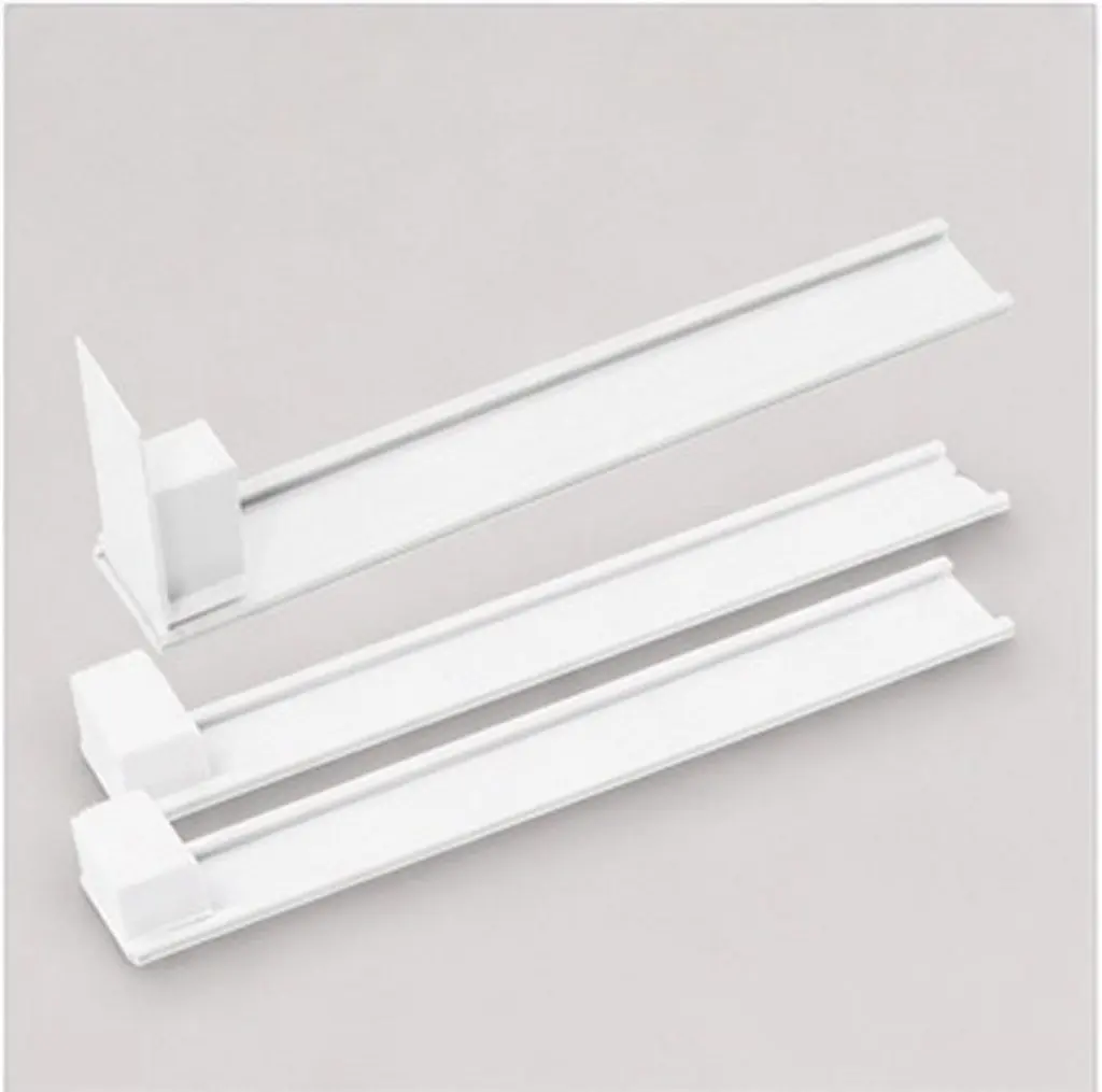 4Pcs Automatic Shelf Pusher Glide Integrated Rail Self-Pushing Drink Dispenser for Supermarket Convenience Store Fridge Can
