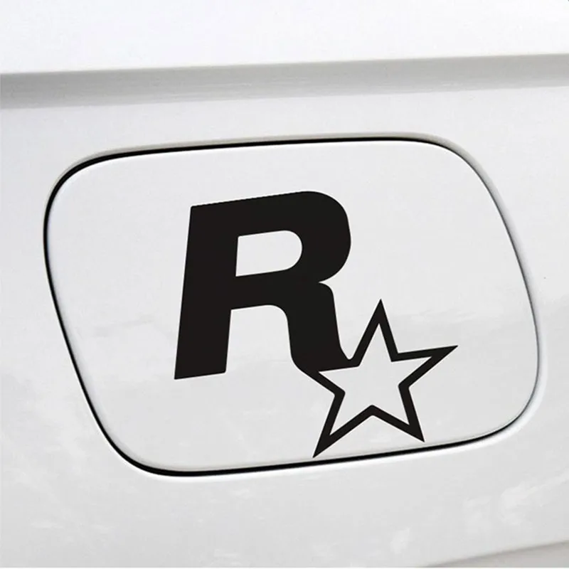 Pegatinas de coche Rockstar Game GTA5, decoración reflectante para tapa de tanque de combustible, parachoques, maletero, motocicleta, teléfono