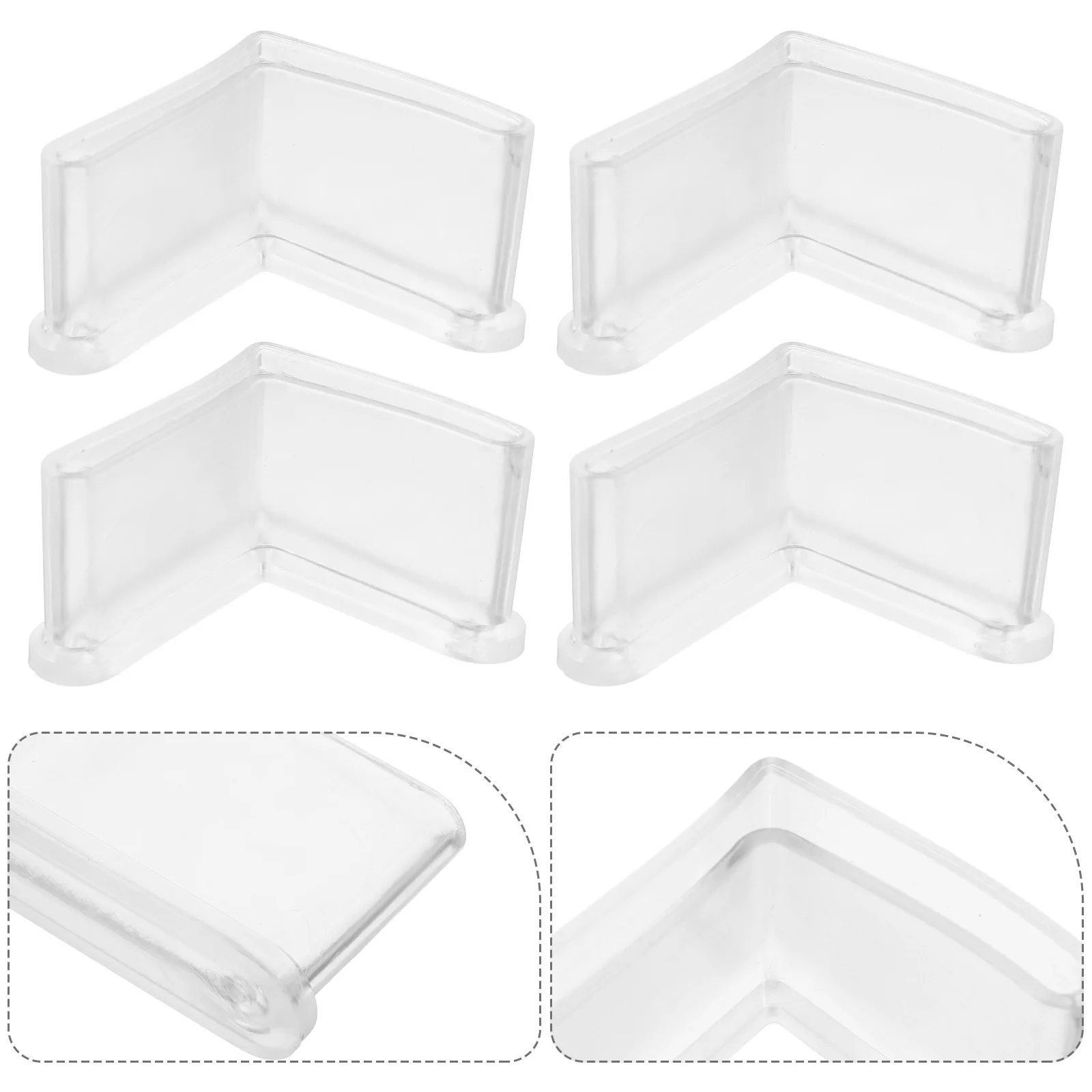 

8pcs Triangle Iron Foot Caps Rubber Furniture Angle Foot Pads For Storage Shelves Wire Shelving Parts Bed Frame Leg Covers