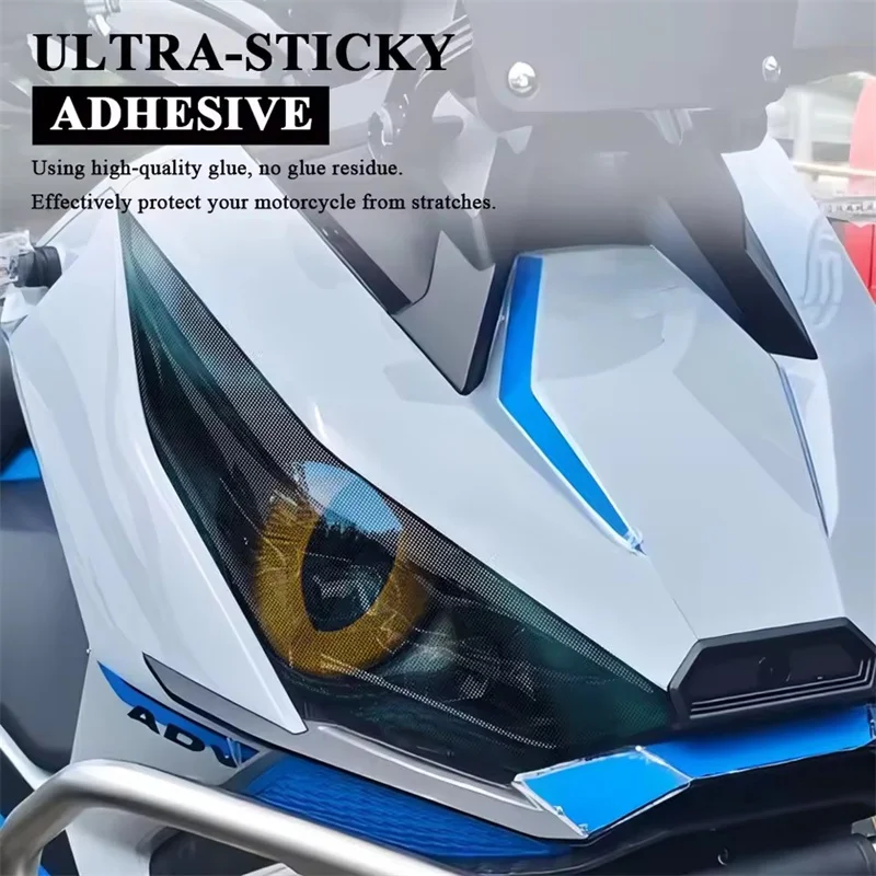 Waterproof Motorcycle Headlight Guard Stickers Motorbike Head Light Decal Protection For Zontes 368G 368 G 368g 2024 Accessories 4