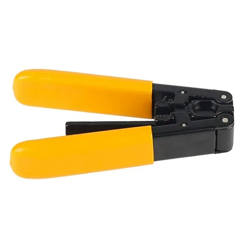 AC88 Optical Fiber Stripper Practical Cable Test Equipment Optical Cable Stripper Yellow Easy to Use