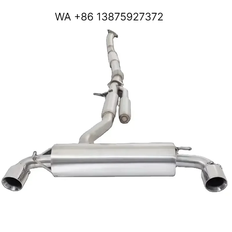 Custom Catback Exhaust System for Yaris for Supra Swift Style Performance Muffler Pipe