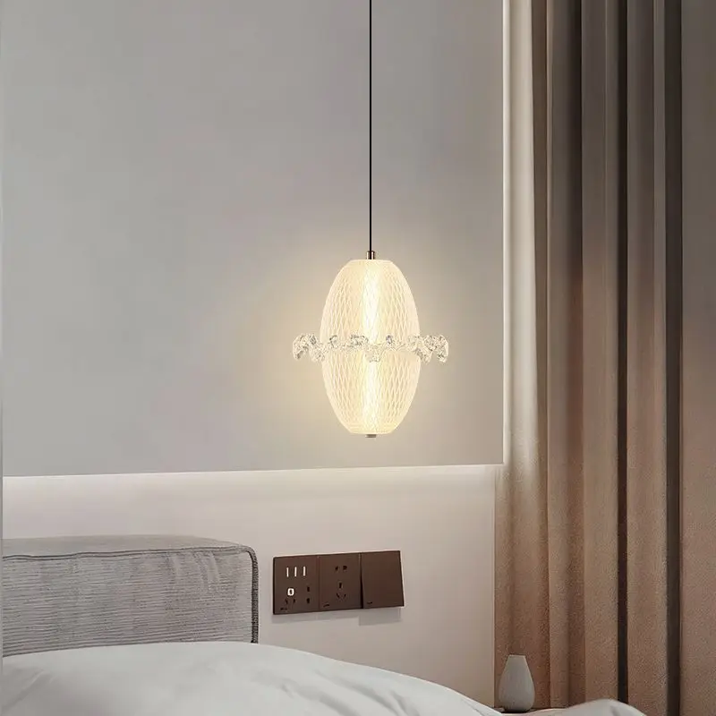 Nordic Art Pendant Lights Designer Living Room Bedroom Nightstand Illumination Fixture Entryway Cafe Embellish LED Hanging Lamps
