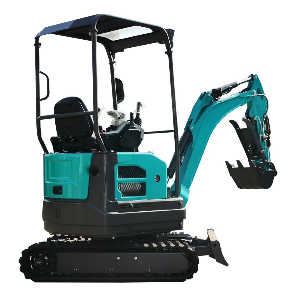 Nicosail 1.8 Ton New Mini Garden Backhoe Digger Excavator with Rotary Arm Cheap Small Tracked Excavator Engine As Core Component