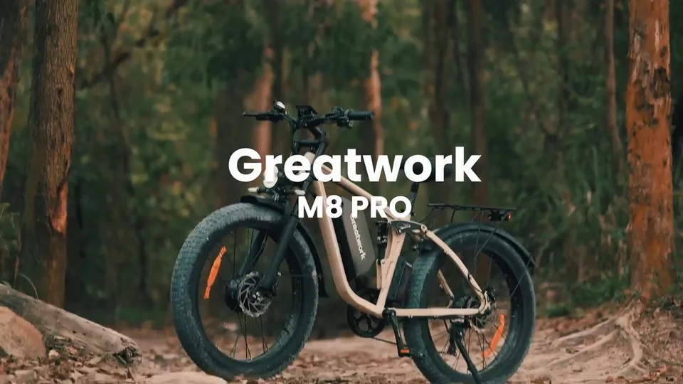 Electric Bike 52V 25Ah 5000W Dual Motors 24" Fat Tires Adult 45MPH 100 Miles AWD image 7