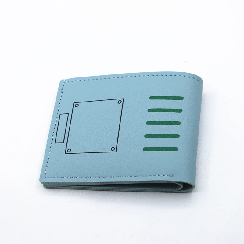 محفظة نسائية كاواي أنيمي كارتونية، حامل بطاقات فتاة عصرية ولطيفة، محفظة كارتونية لطيفة للطلاب، جيب بطاقات أنيق