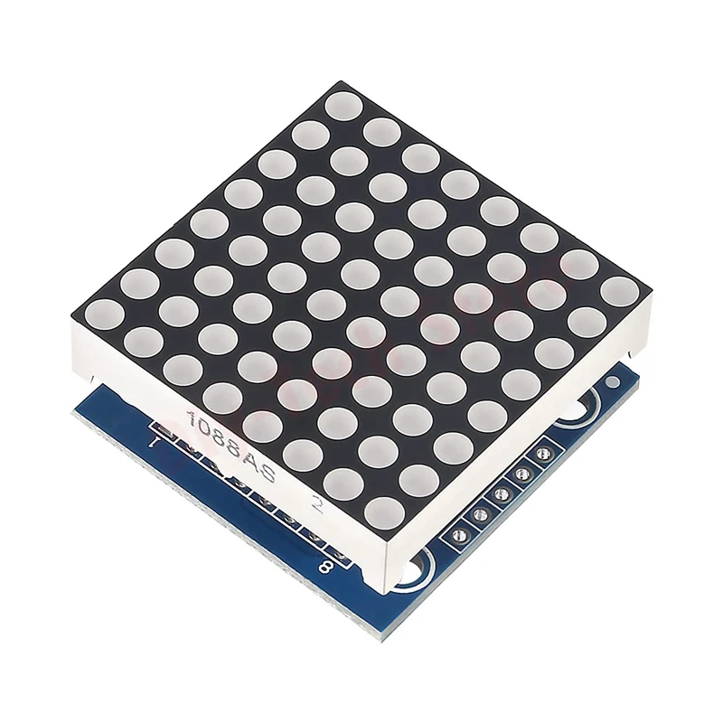 3pcs MAX7219 8X8 LED Dot Matrix LED Display Control Module 5V MCU Control and Drive MAX7219 88 LED Dot Matrix DIY Kit