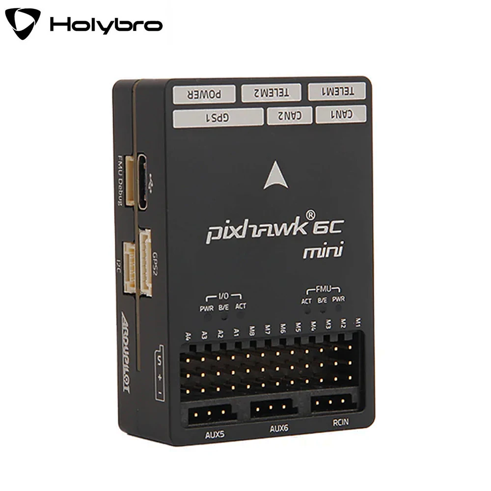 Holybro Pixhawk 6C Mini-Model B Flight Controller STM32H743 With PM02 V3 / PM06 Power Module and M9N / M10 GPS for RC FPV Drone