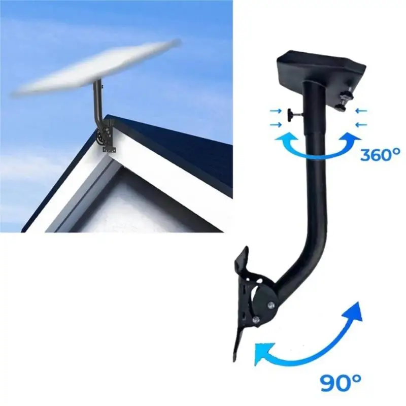Universal Roof Mount Adjustable 360 Degree Turn For Wall Ceiling Eaves Constructed Of Strong Steel Material D2RC