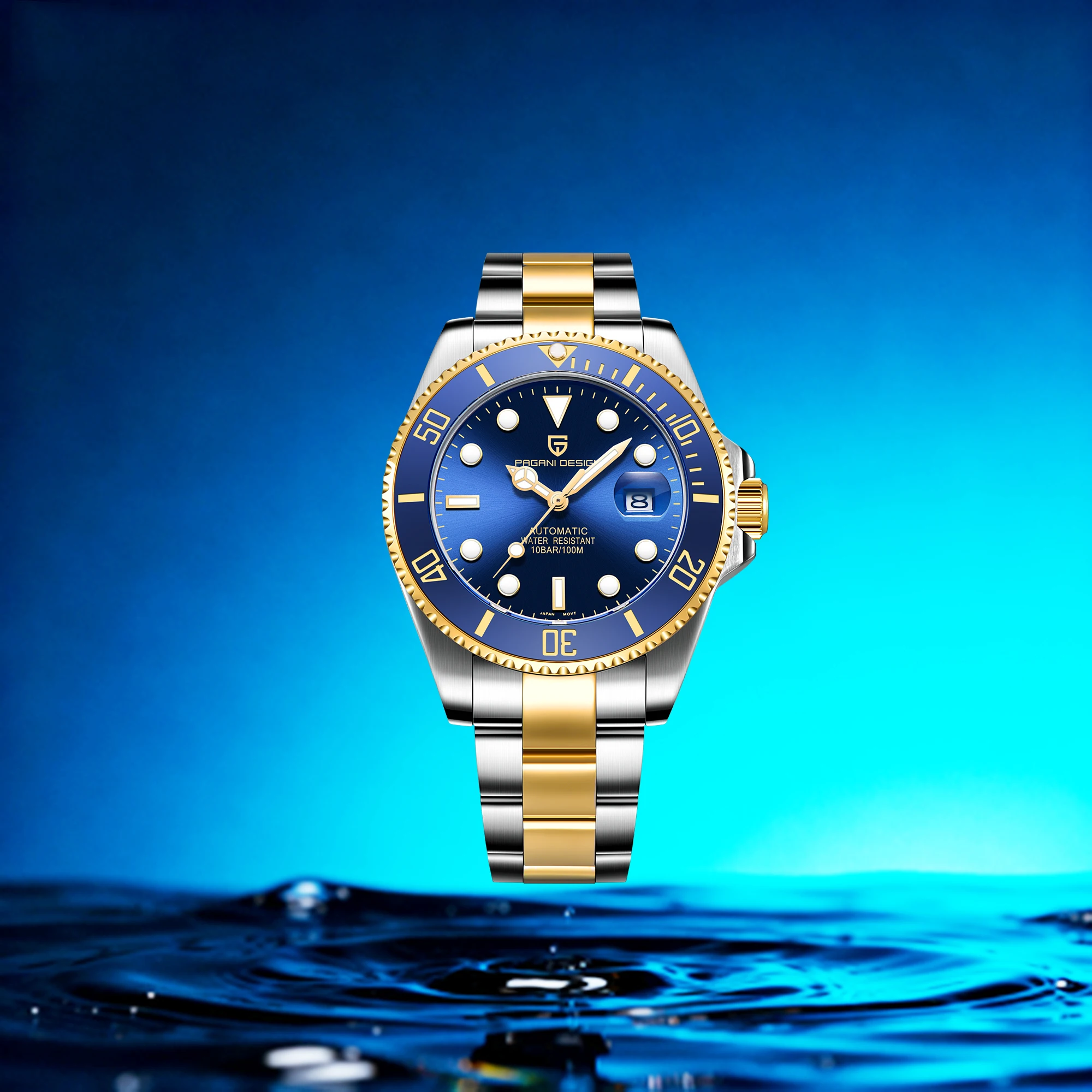 

PAGANI DESIGN Men Automatic Mechanical Watch Elegant Style Exquisite Craftsmanship Waterproof Calendar Watch Exquisite Gift Box