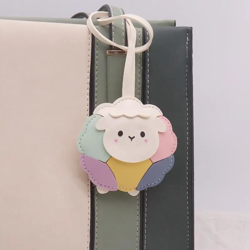 Fashion Sheep PU Leather Bag Charm Scratch-resistant Pendant for Purses Luggage Bridal Shower Gifts for Female Guests