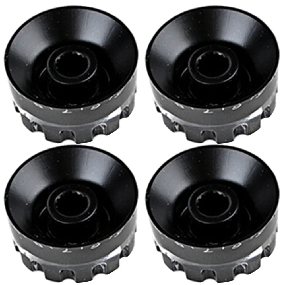 

4 Pcs Guitar Knob Electric Knobs Potentiometer Volume Guitars Bass Tuning Instruments Caps Replacement Control Component