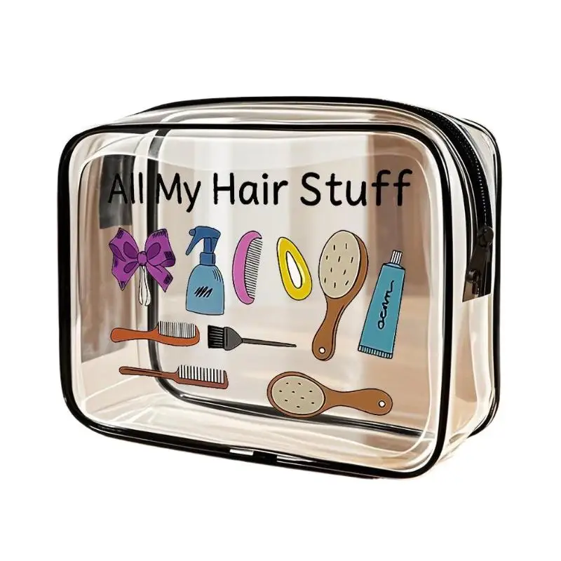 

Medicine Cosmetic Bag Women Large Capacity Travel Organizer Easy Wipe Clean Toiletry Pouch Daily Use Trip Toiletry Travel Bag