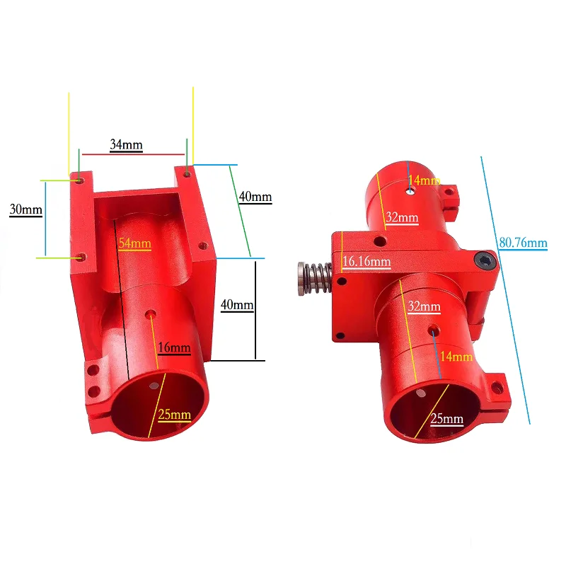 New D20/25/30mm tube plant protection horizontal folding part, self-locking anti-virtual position arm, agricultural plant protec