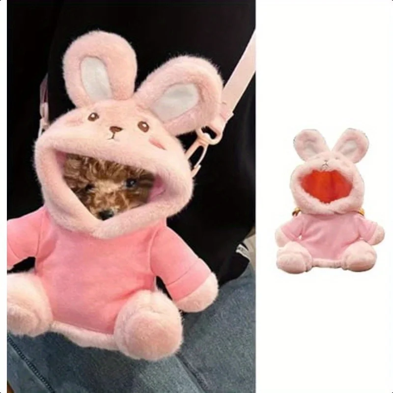 

Puppy Sling Carrier Cute HandsFree Portable Shoulder Bag for Pets Extra Small Pomeranians Teacup Dogs Kittens Cats for Outdoor.