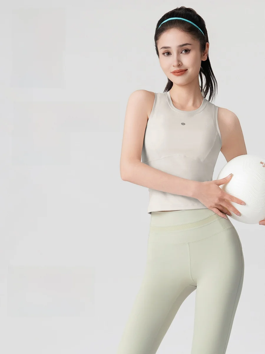 

Sl Sports Vest Women's Inteated Cup Cool Sensation Qui Dry o Resistant Running Fitn Yoga Beautiful Ba