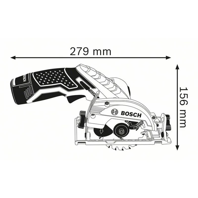 BOSCH GKS 12V-LI Electric Circular Saw Professional Multifunctional Rechargeable Cordless Woodworking Circular Saw