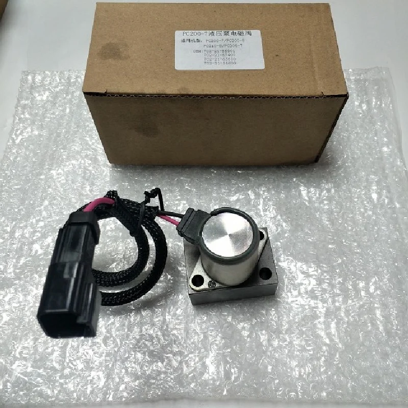 Excavator Parts PC200-8 PC350-8 PC300-8 Main pump Solenoid Valve 702-21-57400 702-21-57500 702-21-55901