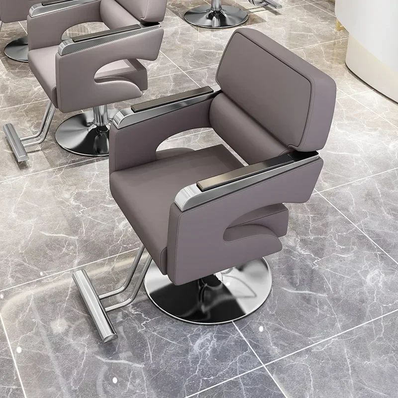 Internet Celebrity Trendy Store Hair Salon Chair Barber Shop Chair Hair Salon Special Simple Hair Cutting Seat Perm Salon Chair