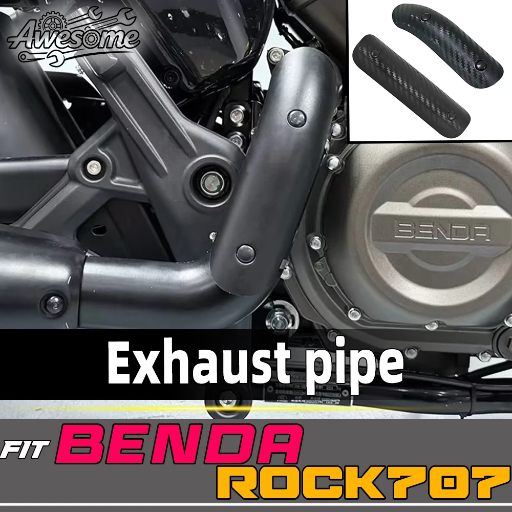 One-Bend, One-Way Exhaust Anti-Scalding Cover For Fit BENDA ROCK 707 707ROCK 707 ROCK