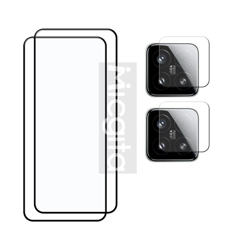 Displayschutzfolie für Xiaomi 15 Smartphone-Glas, ultradünne Fingerabdruck-Entsperrung, kratzfest, für Xiaomi 15, weiche Faser-Linsenfolie