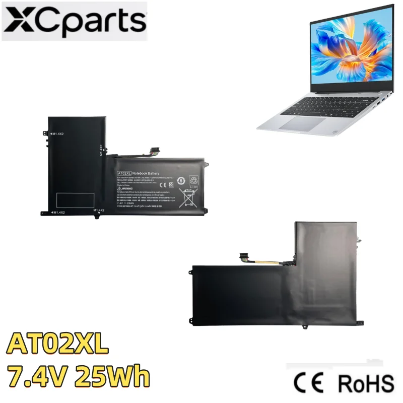 

New 7.4V 25Wh AT02XL Laptop Battery for HP ElitePad 900 G1 HSTNN-IB3U HSTNN-DB3U HSTNN-C75C 685368-1C1 685987-001 Lithium-ion