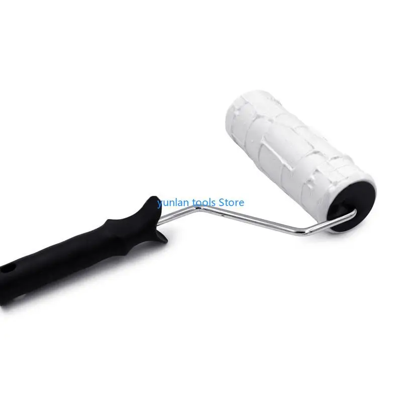 50LB Decorative Paint Roller Pattern Embossing Texture Painting Tools For Wall Rubber