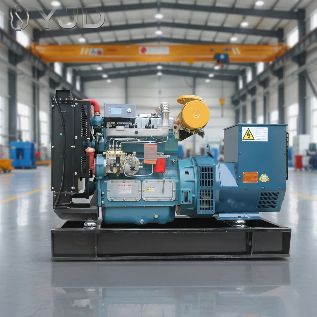 Ricar-do 50KW/62.5KVA Diesel Generator Set 100% Copper Alternator 110V  Output 50/60Hz Frequency Marine Freshwater Separator