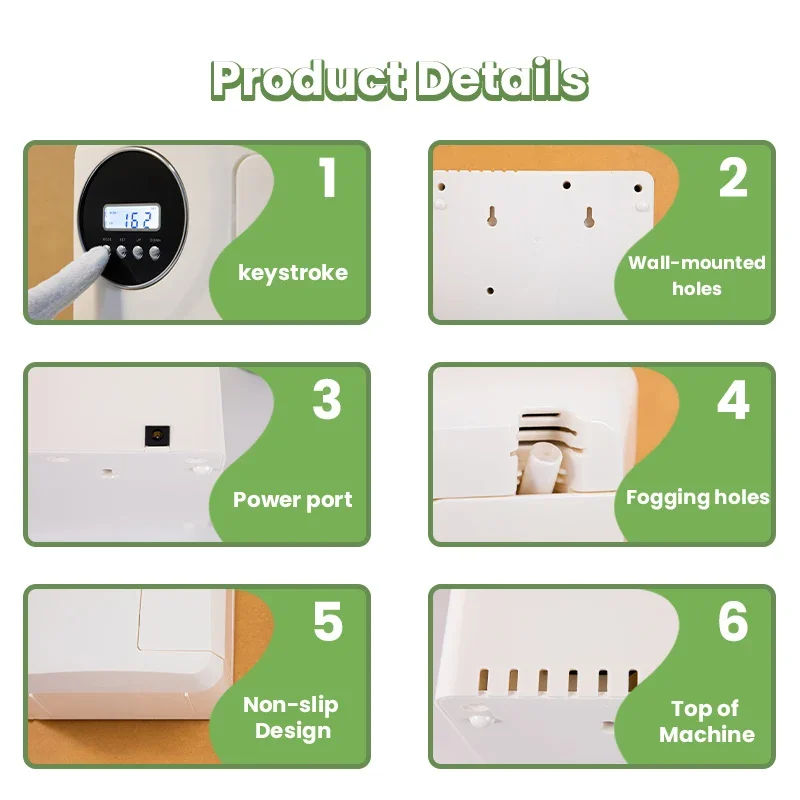 Namste 스마트 에센셜 오일 디퓨저, 아로마 테라피 기계, 공기 향수 키 모델, 공기 청정기, 가전 제품, 300 m³, 200ml 용량