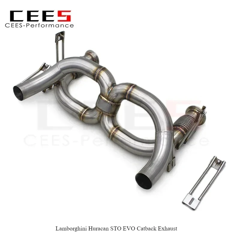 

cees Valvetronic Catback Exhaust for Lamborghini Huracan STO EVO Spyder 5.2 2019-2020 Performance Muffler System