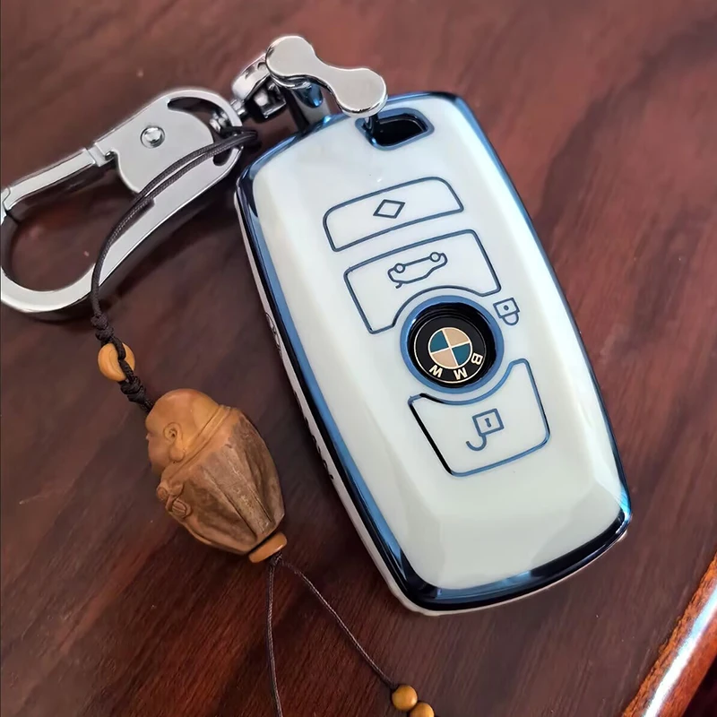 

Car Key Case Cover Shell For BMW F30 F31 F32 F34 F20 F21 F07 F10 1 3 5 7 Series X1 X3 G01 X4 G02 X5 F15 Car Sticker Accessory
