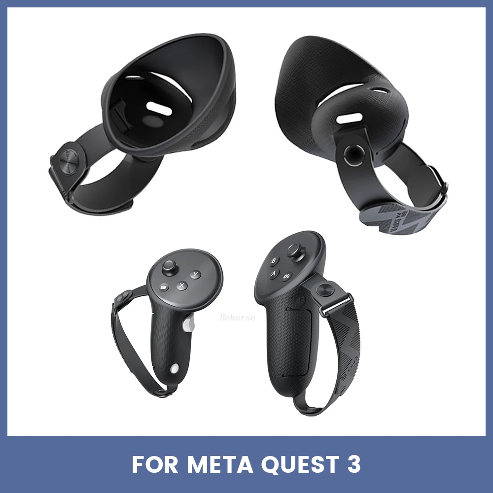 

VR Silicone Handle Cover for Meta Quest 3 Sweat-Proof Touch Controller Protective Case for Quest 3 Accessories