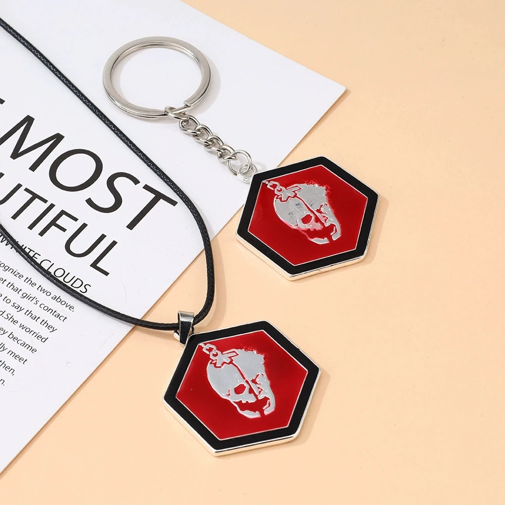 Game Dead by Daylight Cosplay Keychain Badge Alloy Pendant Brooch Keyring Key Chain Lapel Pins Bag Accessories Ornament Prop