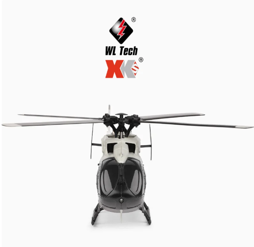 Wltoys 2025 K160 4-Way Brushless Rc Helicopter Ec-145 Simulation Model Remote Control Toy For Kids And Adults In Stock Gift Idea