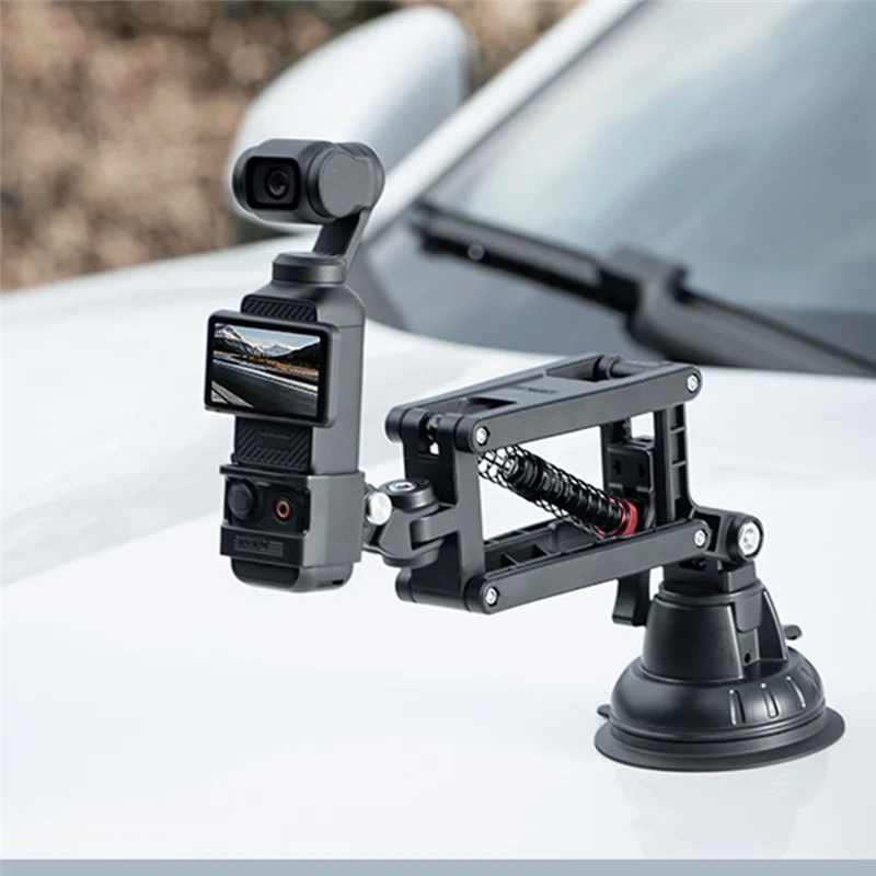 A47F-STARTRC حامل كاميرات مراقبة عالي الجودة مكافحة هزة Z-محور حامل استقرار ل DJI OSMO جيب 3/Insta360 X4 كاميرا جزء كوب شفط السيارة Mo #5