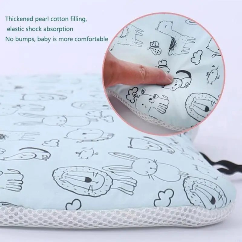 95AE – coussin chaise haute pour enfants, tapis en coton, rehausseur sièges, tapis d'alimentation, pour poussette