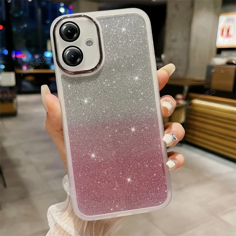 Glitter Silicone Soft Case For Motorola Moto G14 G24 G34 5G G54 G04 G85 G60 G32 G04s E14 Edge 40 Neo 50 Fusion Pro Cover G 14 60